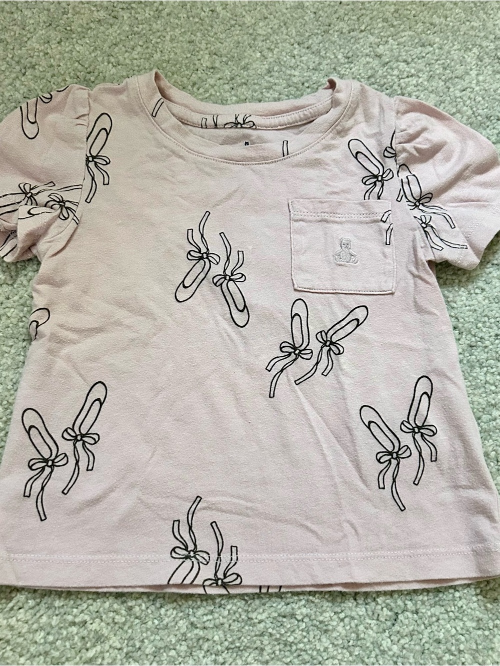 GAP Light Pink Ballet Slipper Tee 3T